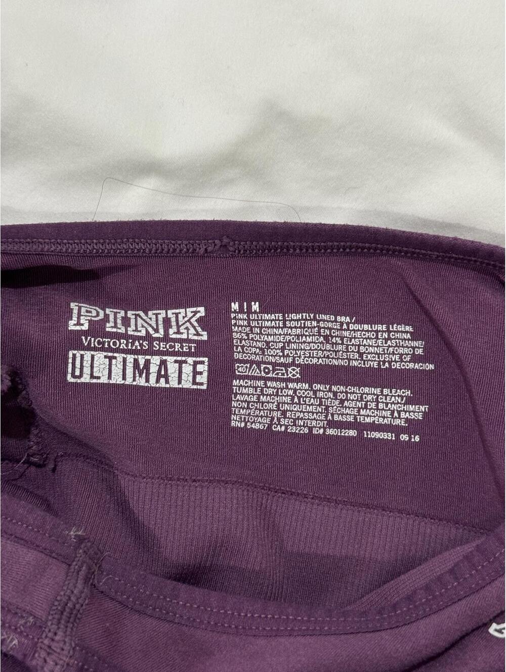 PINK Victoria’s Secret Ultimate Sports Bra Bundle of 2 - Medium - Picture 8 of 9